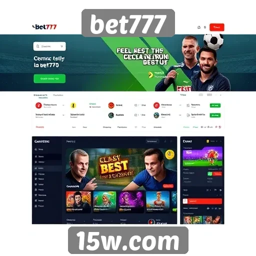 Plataforma Bet777 se destaca pela interface intuitiva