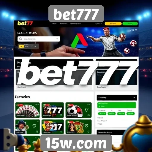 Avaliação das funcionalidades do site bet777
